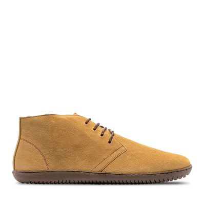 Zapatos Con Cordones Groundies Argentina Hombre - Milano Soft - Beige - VJMYFZ-034